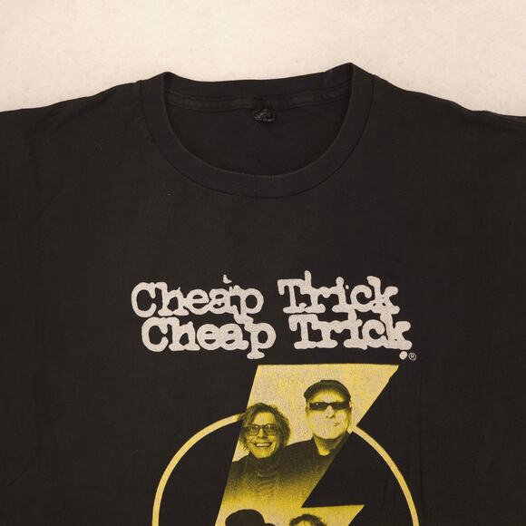 Cheap Trick Tour 2017 Band Short Sleeve Graphic T Shirt Mens Size XL Black - Picture 1 of 9